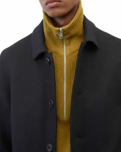 Manteau en Laine mélangée raglan noir-Marc O'Polo Outlet