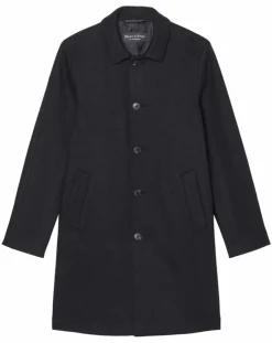 Manteau en Laine mélangée raglan noir-Marc O'Polo Outlet