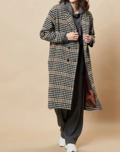 Femme Harris Wilson Manteaux^Manteau en Laine mélangée Syndelle imprimé pied-de-poule camel/noir/beige