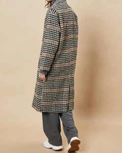 Femme Harris Wilson Manteaux^Manteau en Laine mélangée Syndelle imprimé pied-de-poule camel/noir/beige