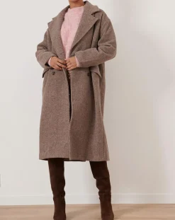 Femme Garance Paris Manteaux^Manteau en Laine mélangée Travis mocha