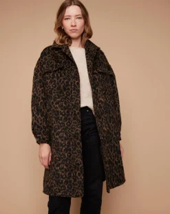 Femme Louizon Manteaux^Manteau Leppard léopard