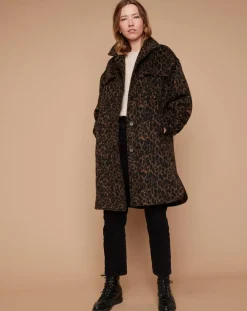 Femme Louizon Manteaux^Manteau Leppard léopard