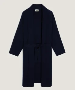 Femme Rodier Manteaux^Manteau Élise long bleu nuit
