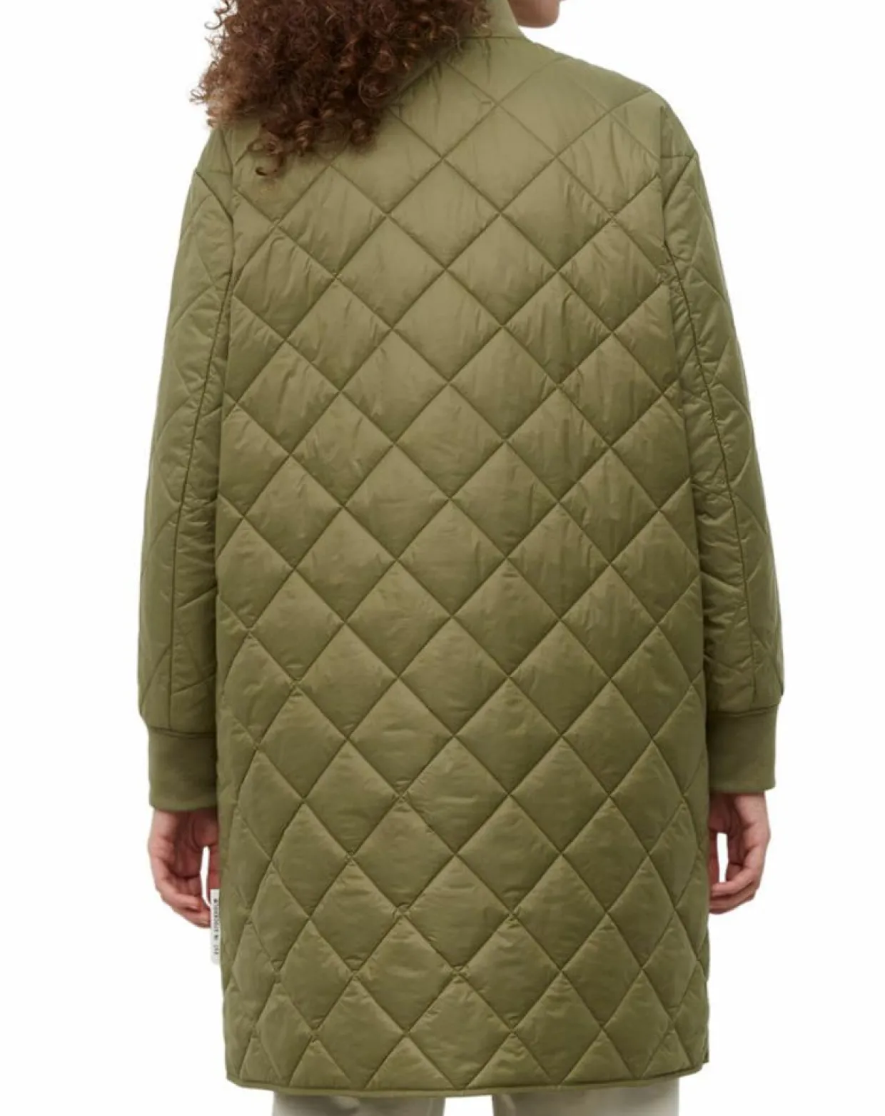 Manteau long matelassé kaki-Marc O'Polo Outlet