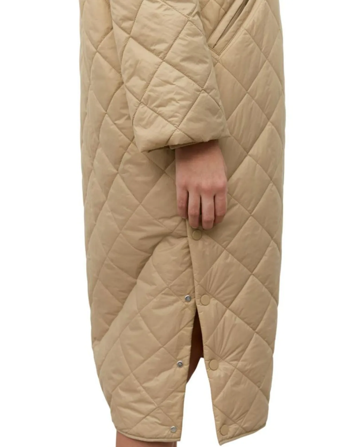 Manteau long matelassé Oversize beige-Marc O'Polo Sale