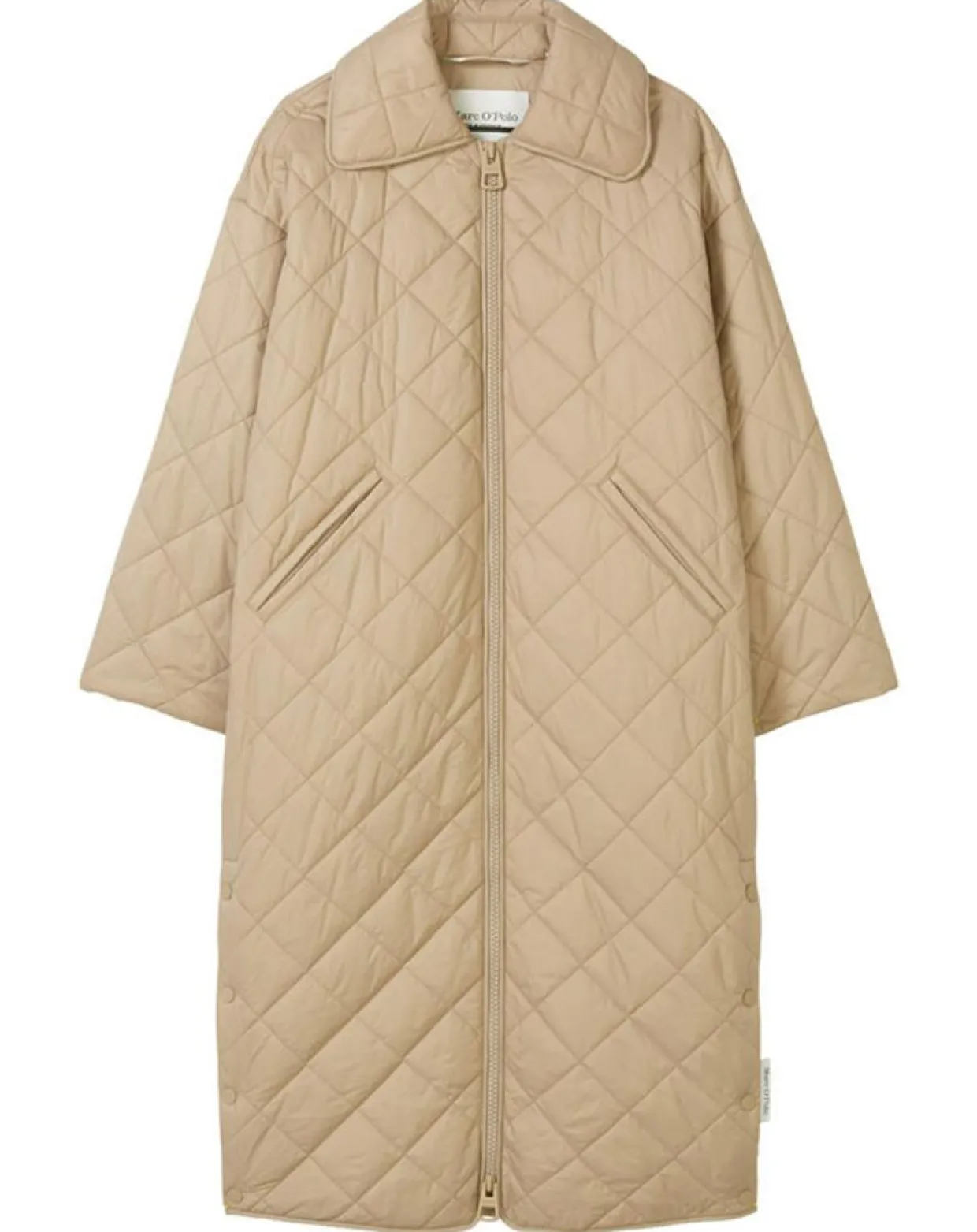 Manteau long matelassé Oversize beige-Marc O'Polo Sale