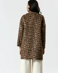 Manteau Melinda marron-The Korner Best
