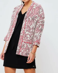 Manteau Rubis hawai rouge-La Petite Francaise Sale