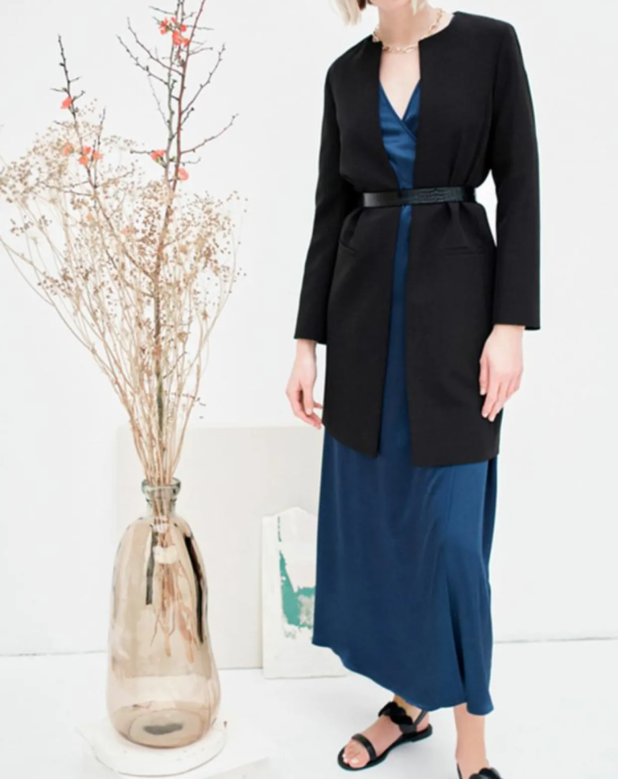 Femme Caroll Manteaux^Manteau Scotty B noir