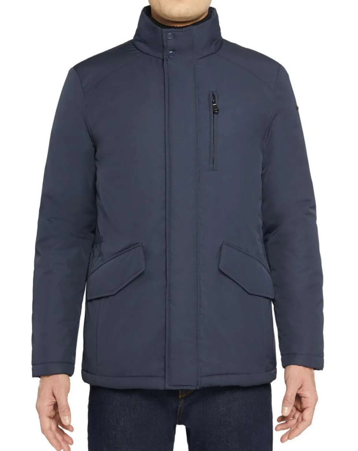 Homme Geox Manteaux^Manteau technique Vincit bleu marine