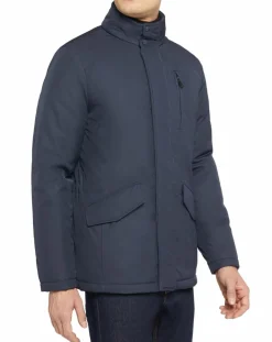 Homme Geox Manteaux^Manteau technique Vincit bleu marine