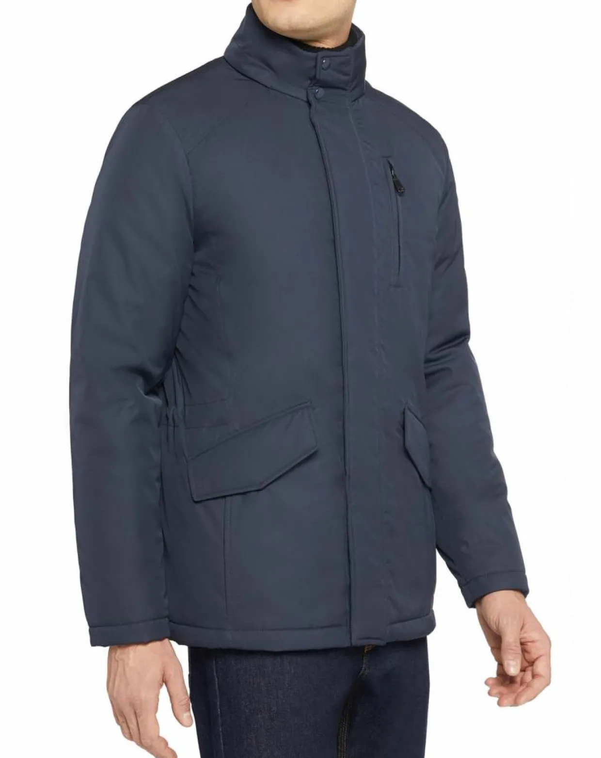 Homme Geox Manteaux^Manteau technique Vincit bleu marine