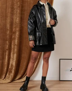Manteau Trek noir-Garance Paris Online