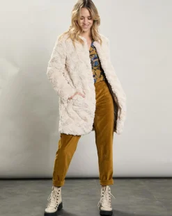 Femme Hartford Manteaux^Manteau Vani fausse fourrure beige