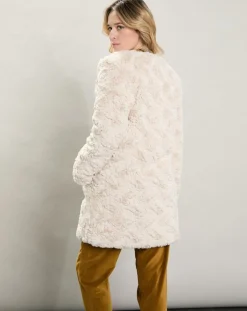 Femme Hartford Manteaux^Manteau Vani fausse fourrure beige
