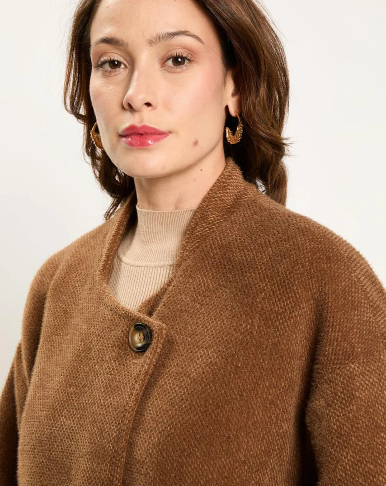 Femme Lauren Vidal Vestes, Blousons^Manteau Zana camel