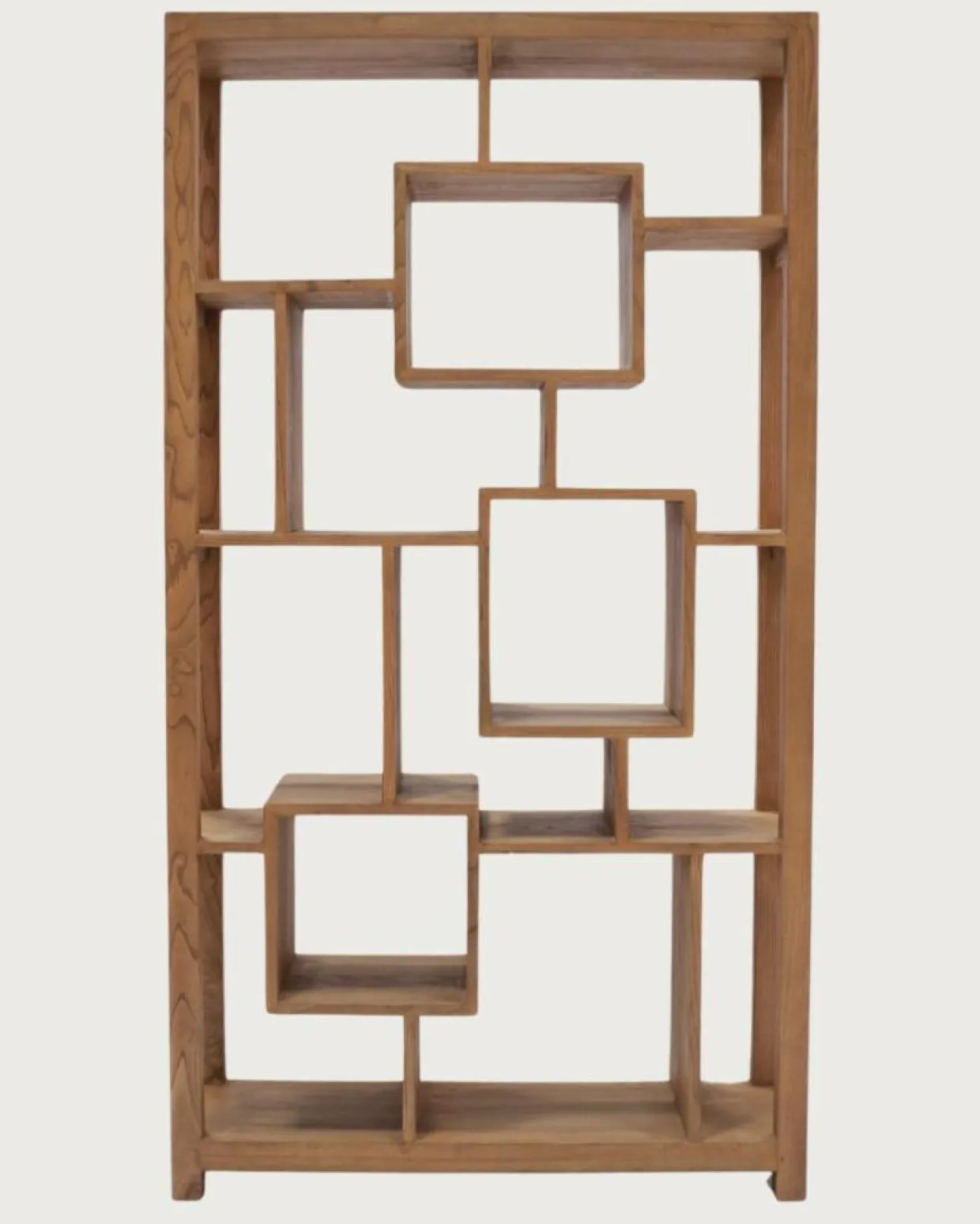 Uniqka Etagères^Maze - Étagère en bois massif de Teck