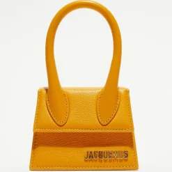 Femme Jacquemus Sacs^Micro sac à main en Cuir Le Chiquito orange - 12x9 cm