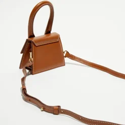 Micro sac à main en Cuir Le Chiquito marron - 12x9 cm-Jacquemus