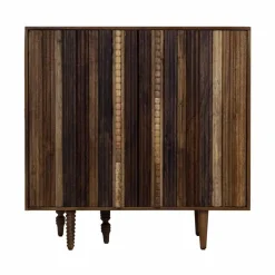 Bois & Chiffons Meubles De Rangement^Mini bar 2 portes Manguier Ramon Naturel - 100x45x100 cm