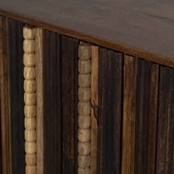 Bois & Chiffons Meubles De Rangement^Mini bar 2 portes Manguier Ramon Naturel - 100x45x100 cm