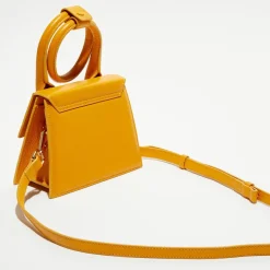 Femme Jacquemus Sacs^Mini sac à main en Cuir Le Chiquito Noeud orange - 18x13.5 cm