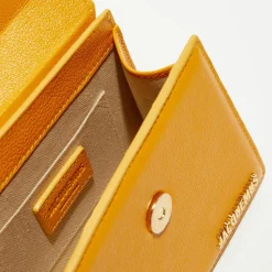 Femme Jacquemus Sacs^Mini sac à main en Cuir Le Chiquito Noeud orange - 18x13.5 cm