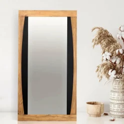 Miroir 170 cm Acacia Dimona Naturel - 170x2x90 cm-Bois & Chiffons Outlet