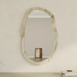 Homitis Miroirs^Miroir Lossa ephèse/marbre - 52x86x2.2 cm