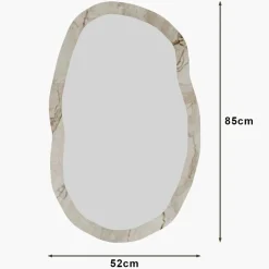Homitis Miroirs^Miroir Lossa ephèse/marbre - 52x86x2.2 cm