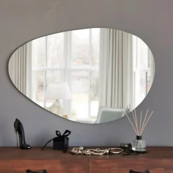 Miroir Porto noir - 76x50x2.2 cm-Wooden Art Best