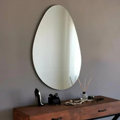 Miroir Porto noir - 76x50x2.2 cm-Wooden Art Best