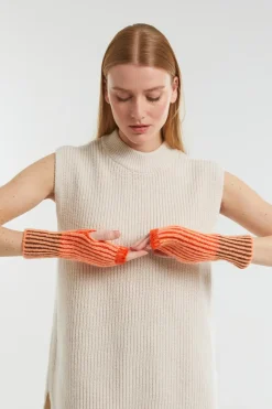 Femme Mapoesie Gants, Moufles^Mitaines Alfred Orange