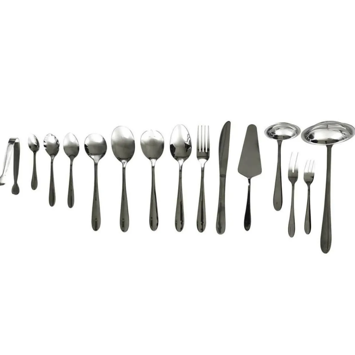 Cook Concept Couverts De Table^Ménagère avec coffret en bois & tiroir noire - 84 pièces