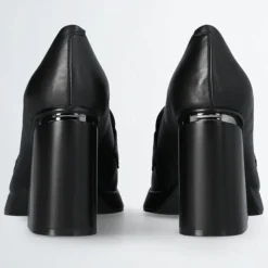 Femme Liu-Jo Mocassins^Mocassins à talon Nana en Cuir noirs