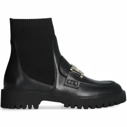Femme Liu-Jo Mocassins^Mocassins Cora en Cuir noirs - Talon 4.5 cm