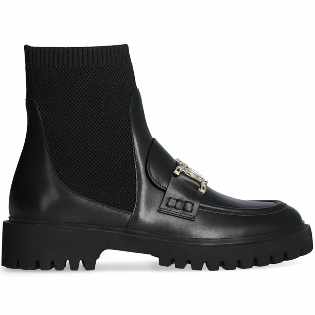 Femme Liu-Jo Mocassins^Mocassins Cora en Cuir noirs - Talon 4.5 cm