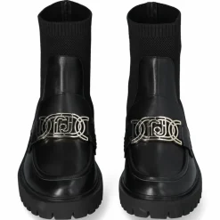 Femme Liu-Jo Mocassins^Mocassins Cora en Cuir noirs - Talon 4.5 cm