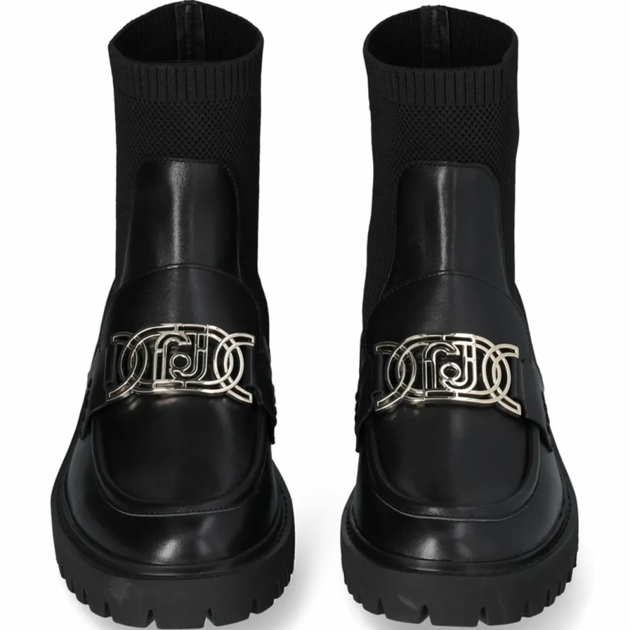 Femme Liu-Jo Mocassins^Mocassins Cora en Cuir noirs - Talon 4.5 cm