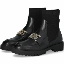 Femme Liu-Jo Mocassins^Mocassins Cora en Cuir noirs - Talon 4.5 cm
