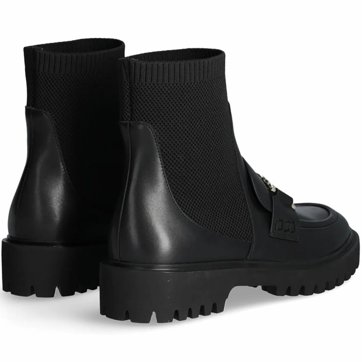 Femme Liu-Jo Mocassins^Mocassins Cora en Cuir noirs - Talon 4.5 cm