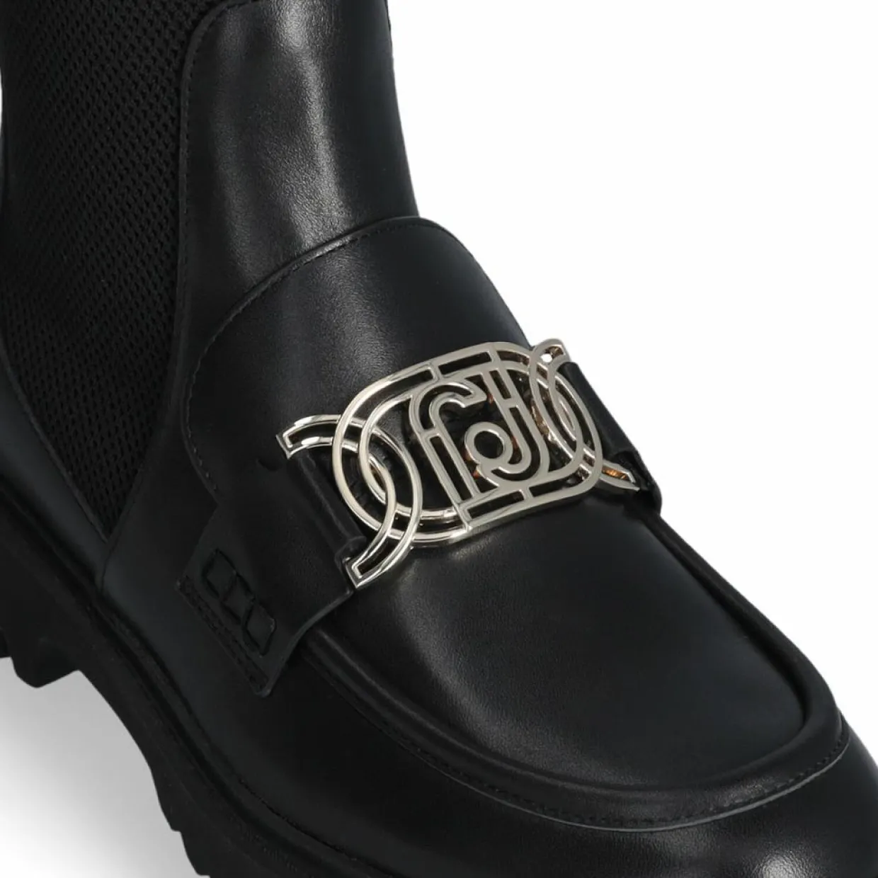 Femme Liu-Jo Mocassins^Mocassins Cora en Cuir noirs - Talon 4.5 cm