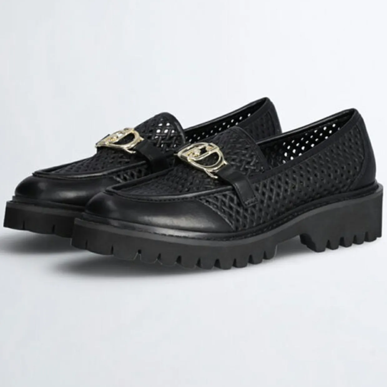 Mocassins en Cuir Cora noirs-Liu-Jo Online
