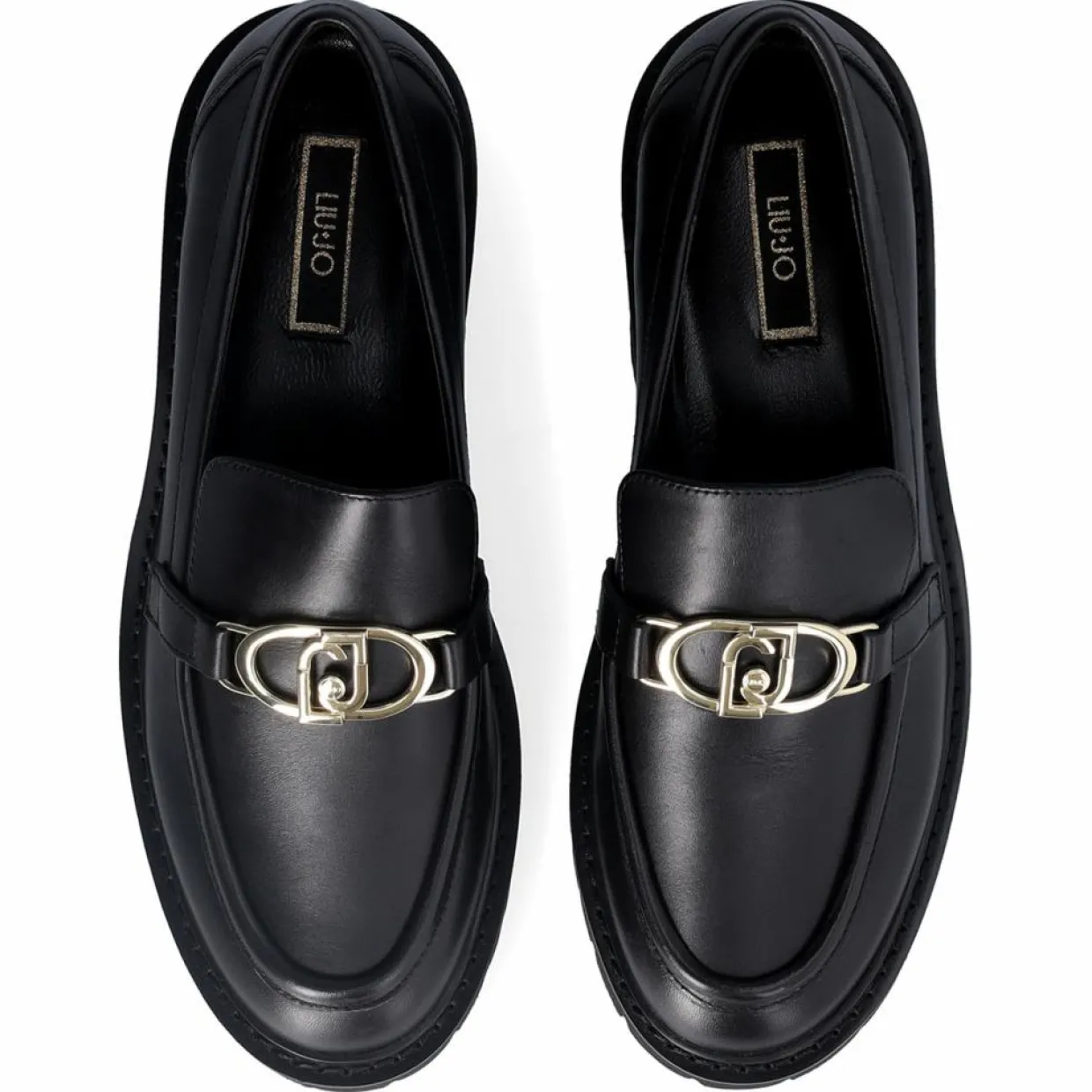 Femme Liu-Jo Mocassins^Mocassins en Cuir Cora noirs