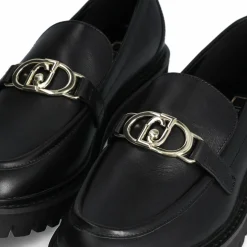 Femme Liu-Jo Mocassins^Mocassins en Cuir Cora noirs