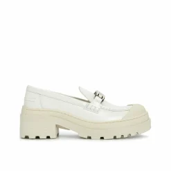 Femme Dior Mocassins^Mocassins en cuir crème
