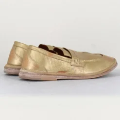 Femme MOMA Mocassins^Mocassins en Cuir dorés
