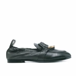 Mocassins en cuir noirs-See by Chloé Hot