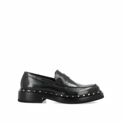 Mocassins en cuir Rockstud 35 noirs-Valentino Garavani Sale